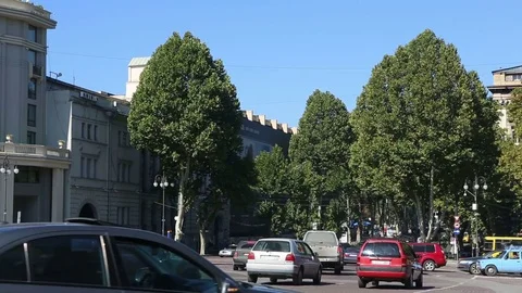 Georgia Tbilisi AGU 2016: Urban details Video stock 84076953
