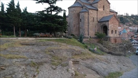 Georgia Tbilisi Monastery Stock Footage 97996652
