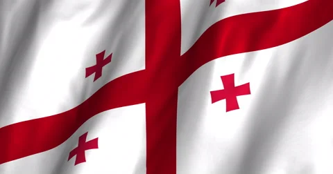 Georgia waving flag 4K Stock Footage 50579085