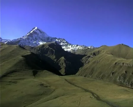 Georgia24Kazbegi view Stock Footage 21260205