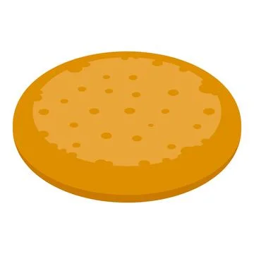 Georgian bread icon isometric vector. Food restaurant Stock Illustration