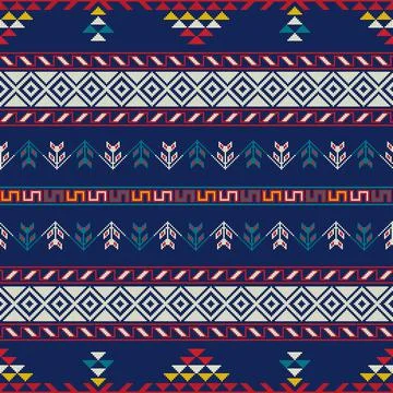 Georgian embroidery pattern 20 Stock Illustration