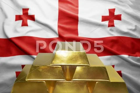 Georgian gold reserves Stock Photos