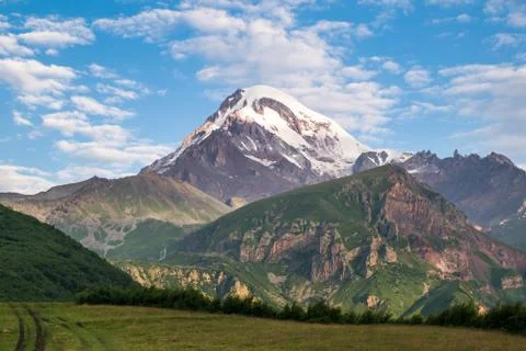 Georgian Mountains Stock Photos