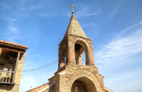 Georgian Orthodox monastery complex David Gareja. Georgia. Stock Photos