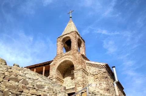 Georgian Orthodox monastery complex David Gareja. Georgia. Stock Photos