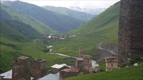 GEORGIA,USHGULI Stockbeeldmateriaal 297993210