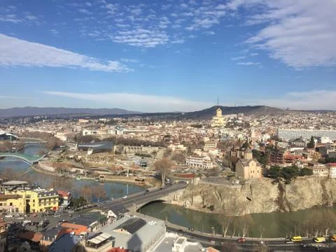 Georgoia tbilisi citi Foto stock