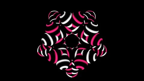 Geostripes 01 VJ Loops Stock Footage 107023297