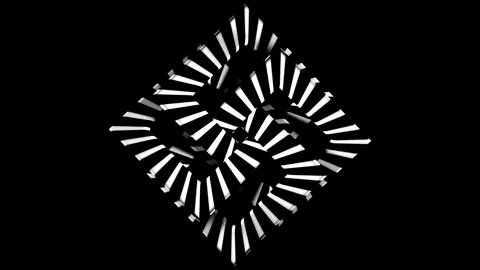 Geostripes 08 VJ Loops Stock-Footage 107027203