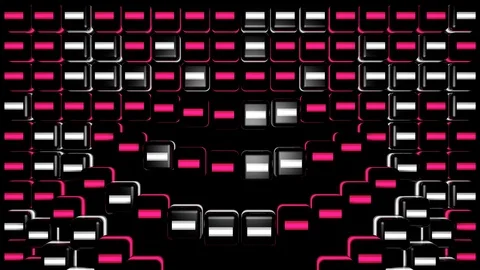 Geostripes 15 VJ Loops Stock Footage 107590961