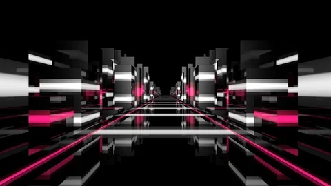Geostripes 29 VJ Loops Stock Footage 107690826
