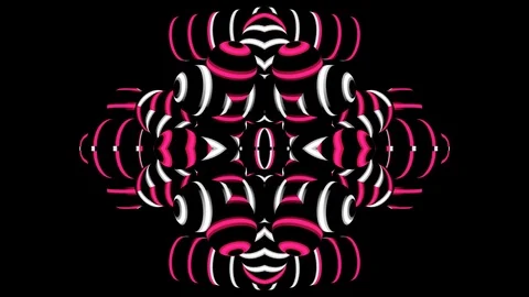 Geostripes 31 VJ Loops Stock Footage 107691624