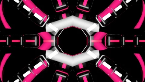 Geostripes 33 VJ Loops Stock Footage 107696741