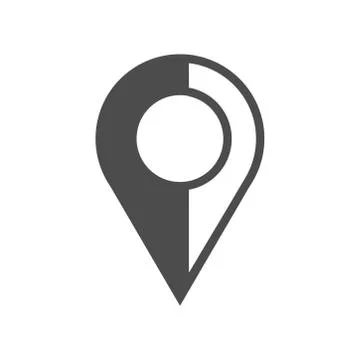 Geotag icon on a white background. Vector illustration Stock-Illustration
