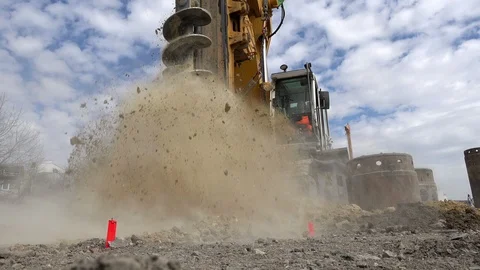 Geotechnical Drill at work Vidéo 86986449