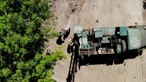 Geotechnical Drilling Rig Performing Soil Investigation at Construction Site Stock Footage 337069896