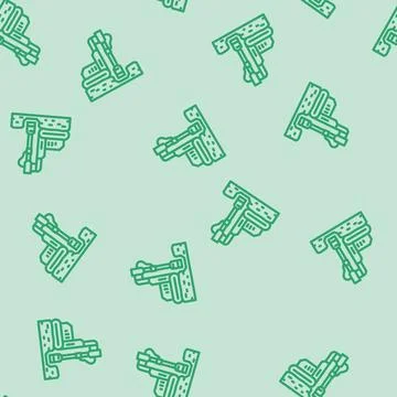 Geotechnical study mining line vector seamless pattern 스톡 일러스트