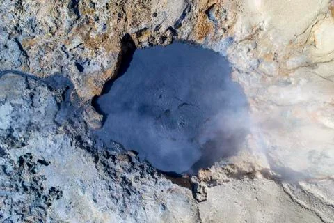 Geothermal area Stock Photos