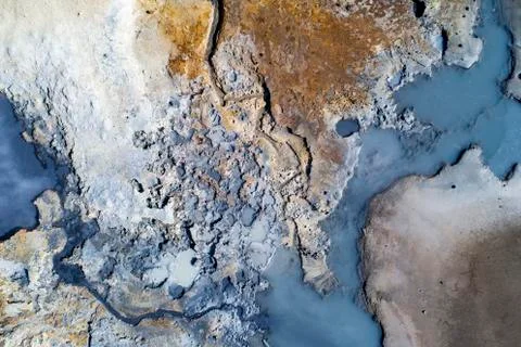Geothermal area Stock Photos