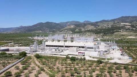 Geothermal Energy Facility Stock-Footage 332368375