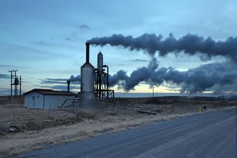Geothermal energy iceland Stock Photos
