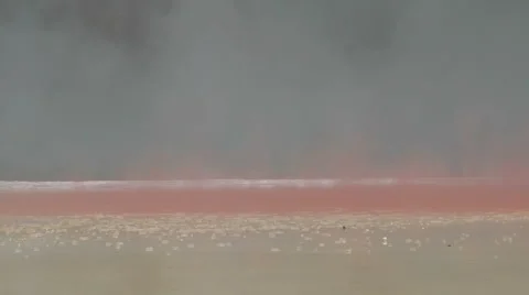 Geothermal hot pool Stock Footage 4904510