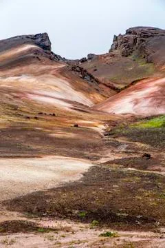 Geothermal landscape Foto stock