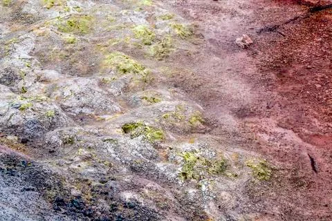 Geothermal landscape Stock Photos