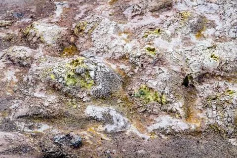 Geothermal landscape Stock Photos