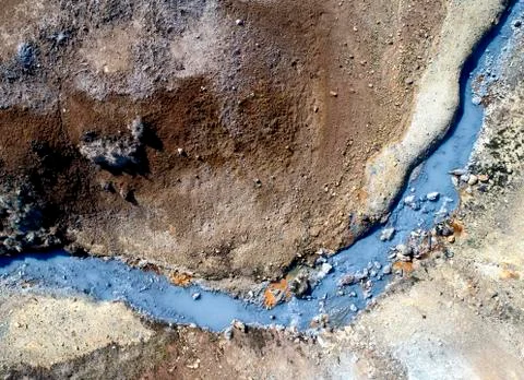 Geothermal landscape Stock-Fotos