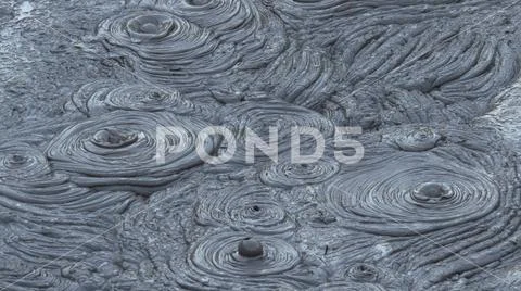 Geothermal Mud pools Stock Photos
