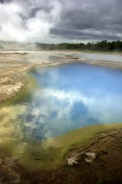 Geothermal pool Stock Photos