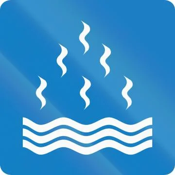 Geothermal Pools In Colombia Stock Illustration