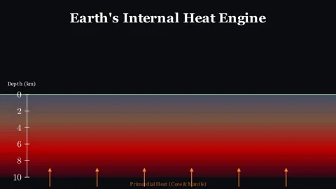 Geothermal Potential - Conventional vs enhanced geothermal 스톡 동영상 341789624