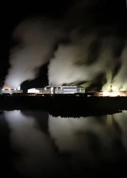 Geothermal power Foto stock