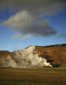 Geothermal power Foto stock