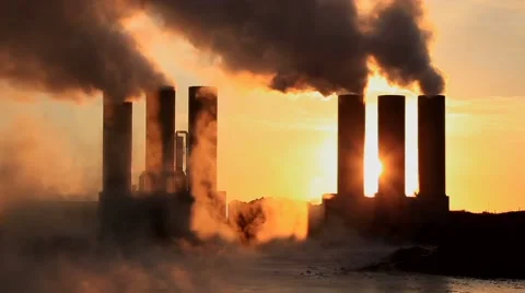 Geothermal Power Plant Stock Footage 54123728