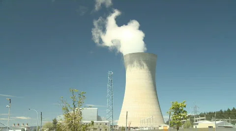 Geothermal Power Station Stock-Footage 548685