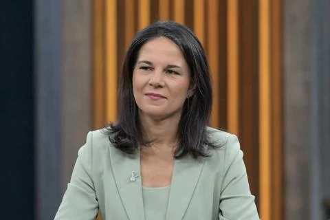  GER, Berlin, Studio, zu Gast bei - Caren Miosga, Polittalk, TV, Format, m... Stock Photos