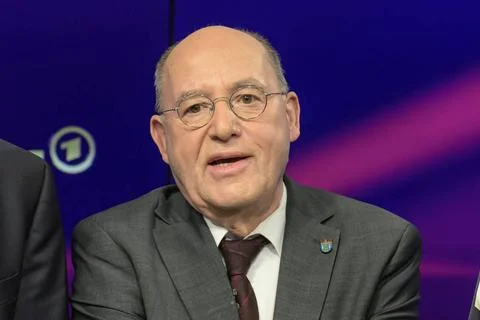  GER, Berlin, Studio, zu Gast bei - maischberger, Polittalk, TV, Format, m... Foto stock