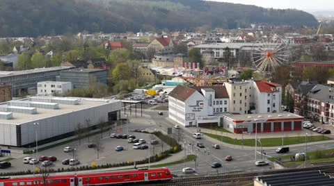 Gera from High above 스톡 동영상 23005245