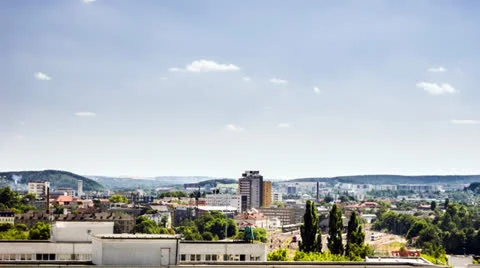 Gera from high above Stock Footage 26269276