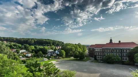 Gera Ostviertel Timelapse Video stock 24880291