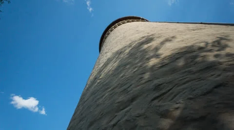 Gera Schloss Osterstein Timelapse slide Stock Footage 26348047