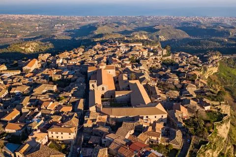 Gerace Panorama Stock Photos