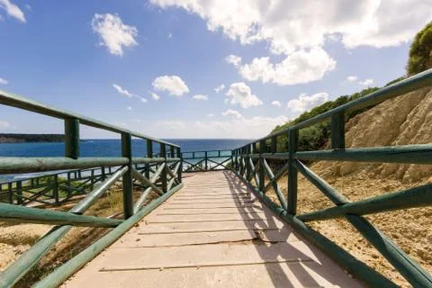 Gerakas beach sea turtle nesting site Stock Photos