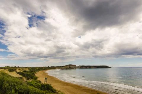 Gerakas beach sea turtle nesting site Stock Photos