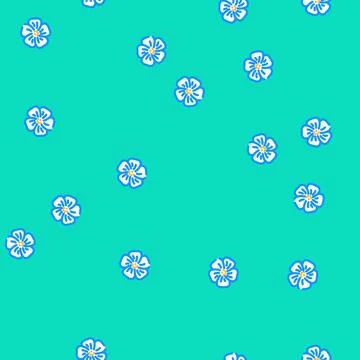 Geranium blossom spring vector seamless pattern 스톡 일러스트