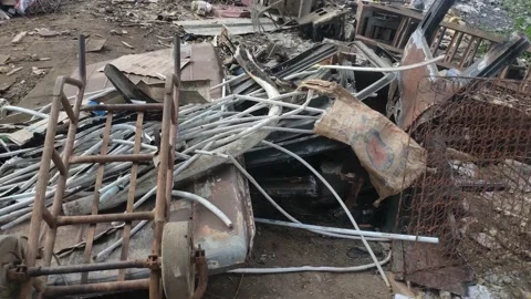 Gerbage dump Video stock 158683262